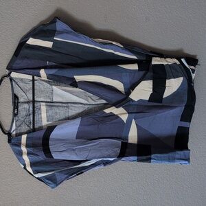 Zara color block blouse